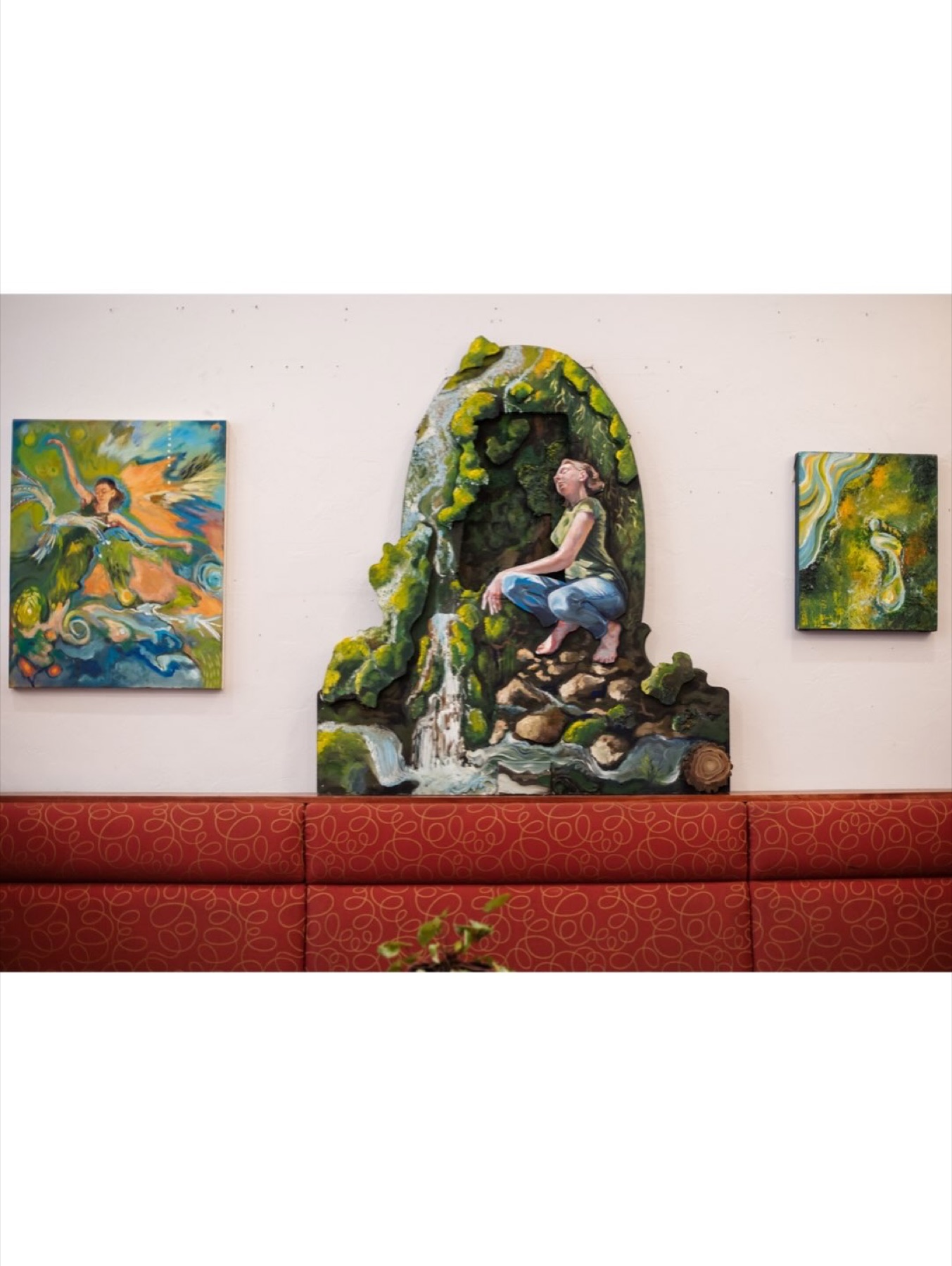 Artwork by Eve Willow Dickson displayed at Our Place