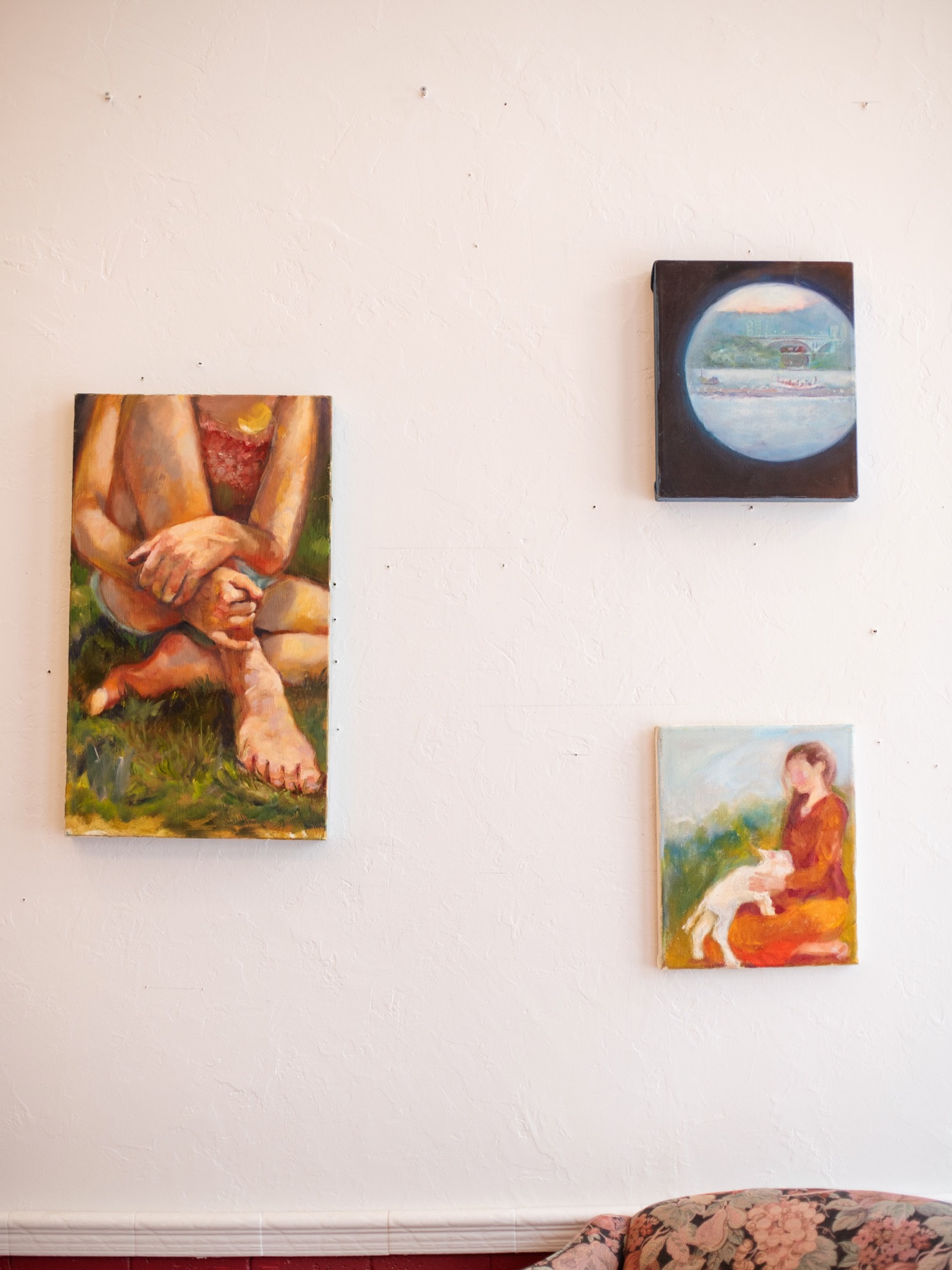Artwork by Eve Willow Dickson displayed at Our Place