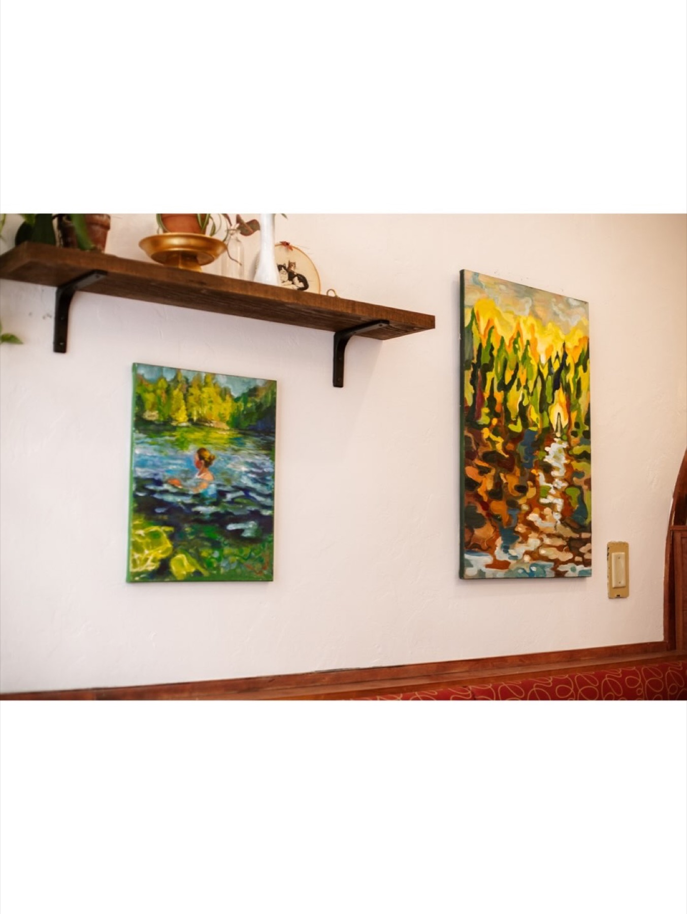 Artwork by Eve Willow Dickson displayed at Our Place