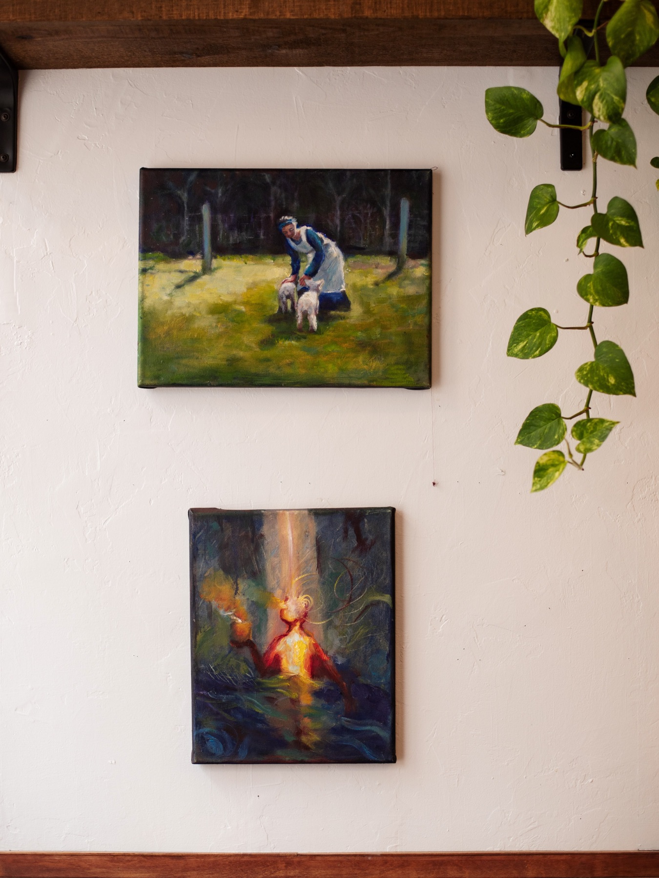 Artwork by Eve Willow Dickson displayed at Our Place