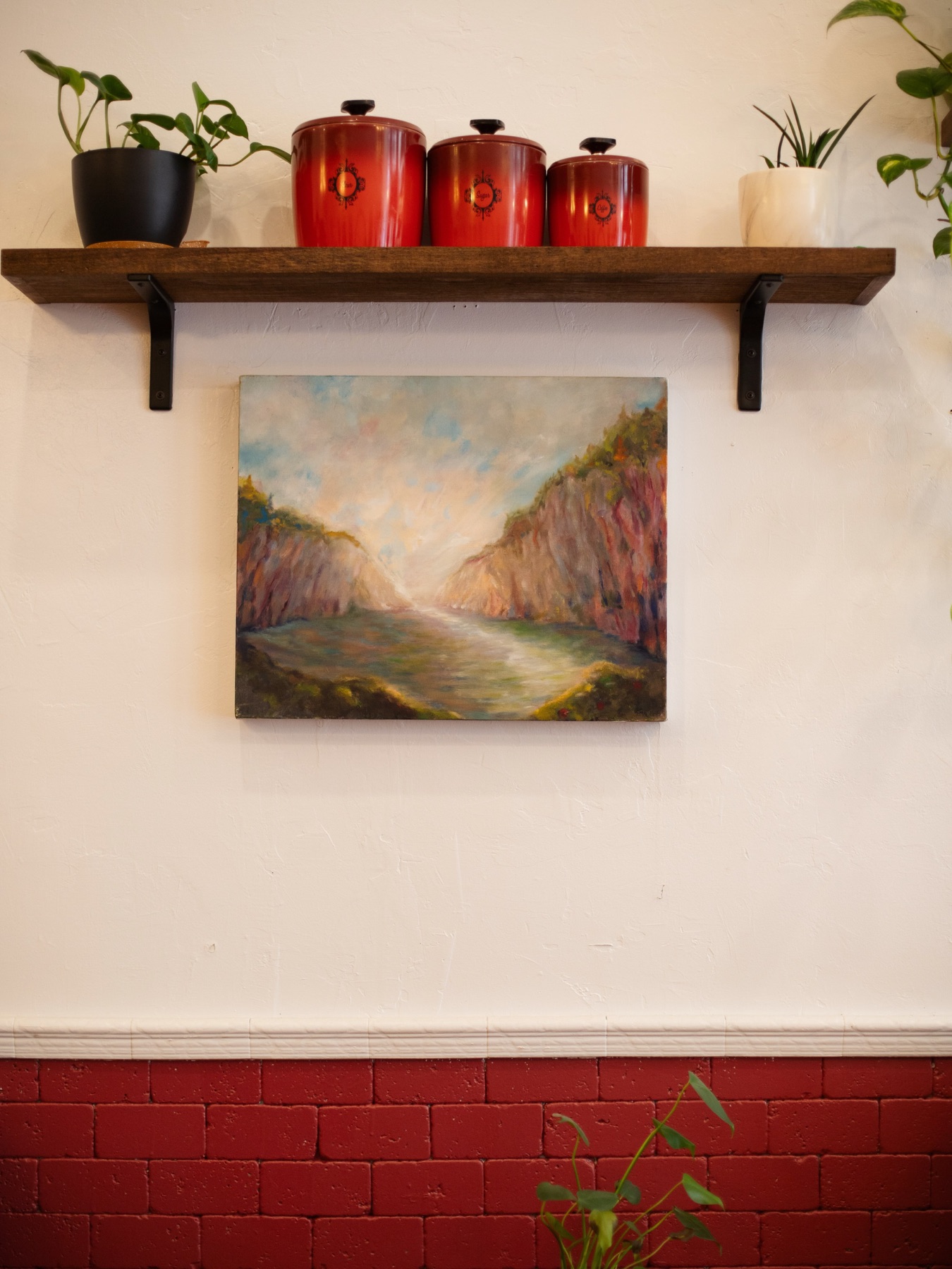 Artwork by Eve Willow Dickson displayed at Our Place